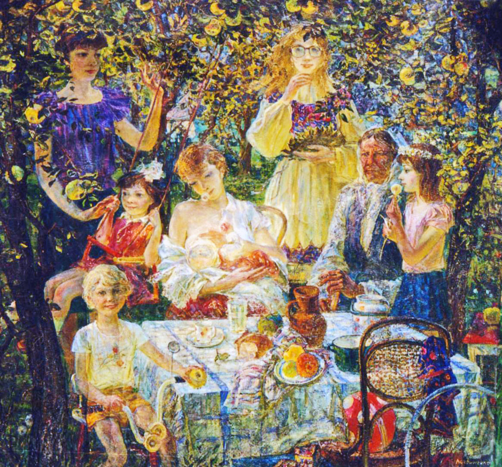 «Який прекрасний цей світ!». 1985. Полотно, олія